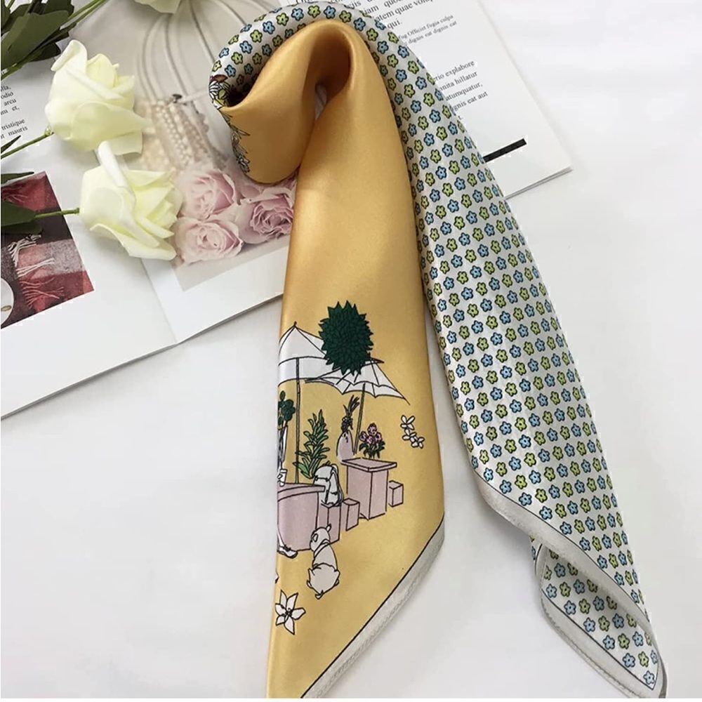 Summer Picnic Silky Scarf